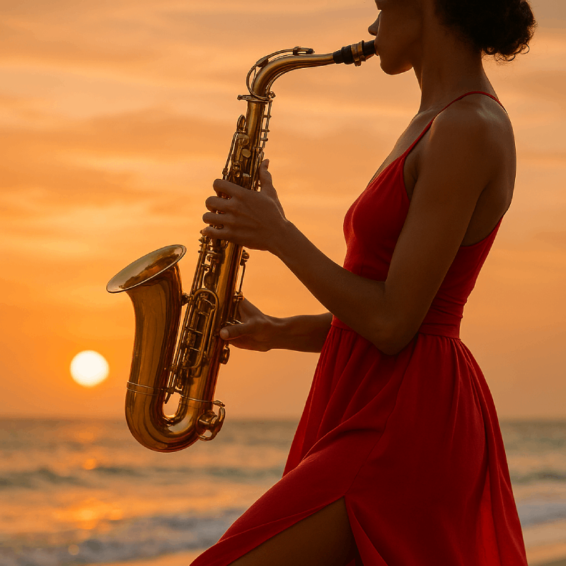 Live Saxophone Performance
